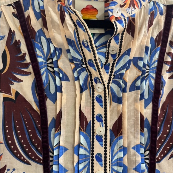 Farm Rio: Sand Nature Land Blouse - Picture 6 of 12